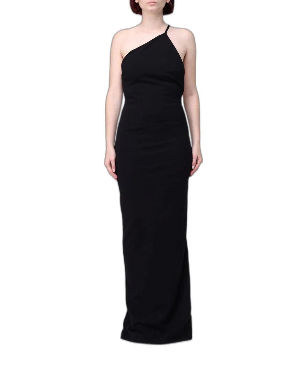 Solace London Black Alexandra Maxi Dress