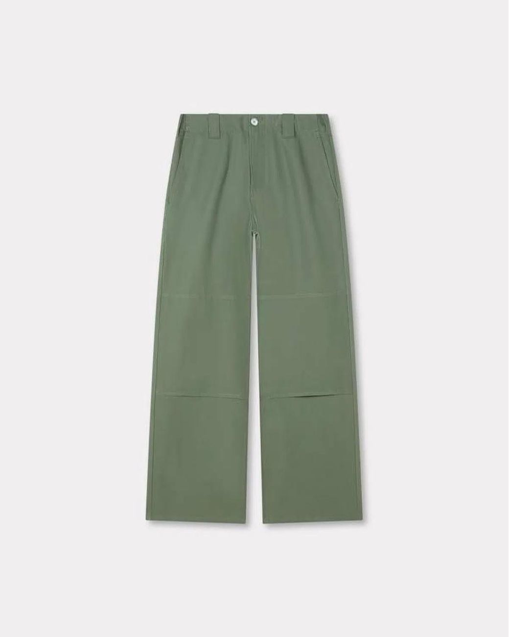 KENZO Green Cotton Pants for men