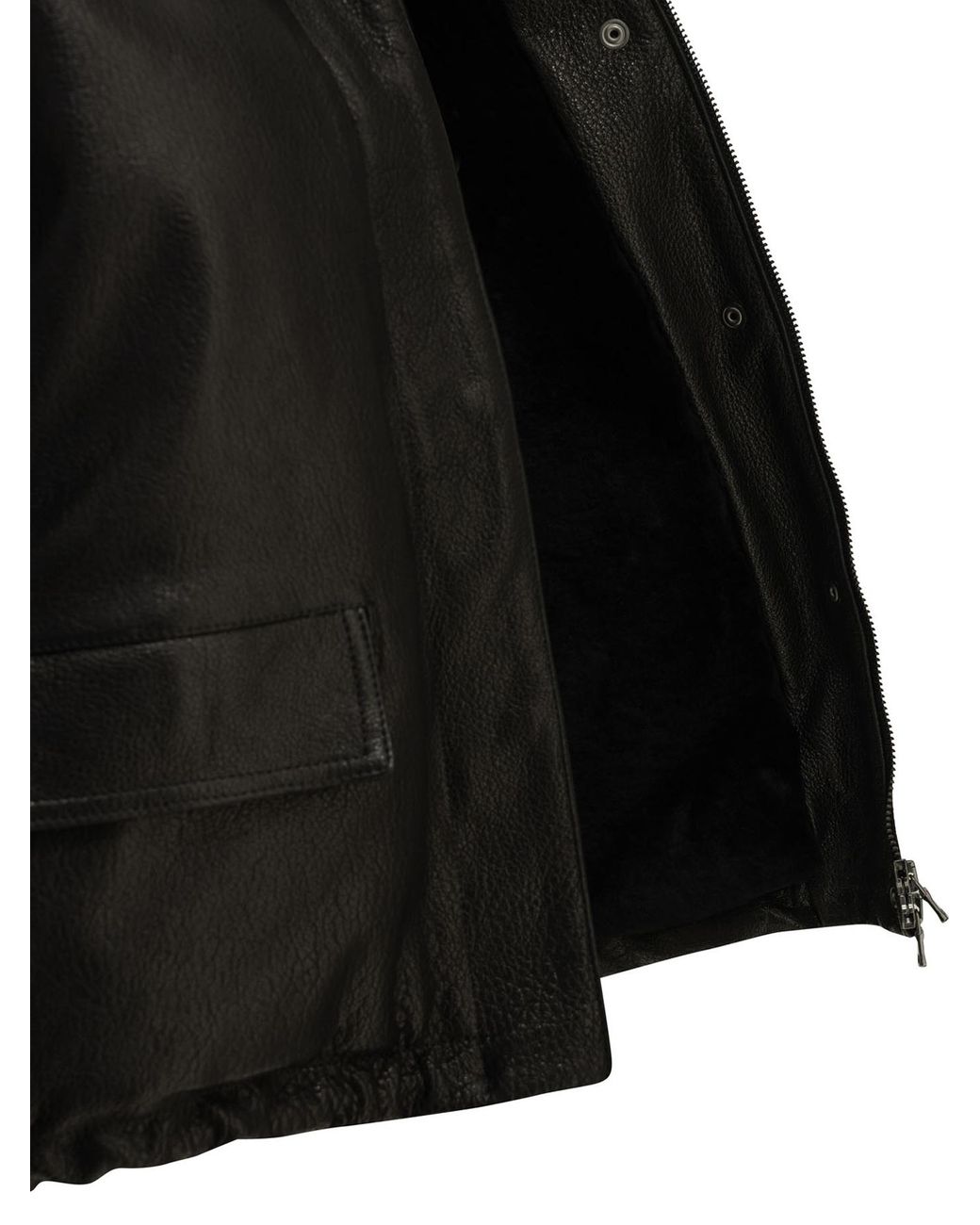Semler Black Nappa Leather Jacket
