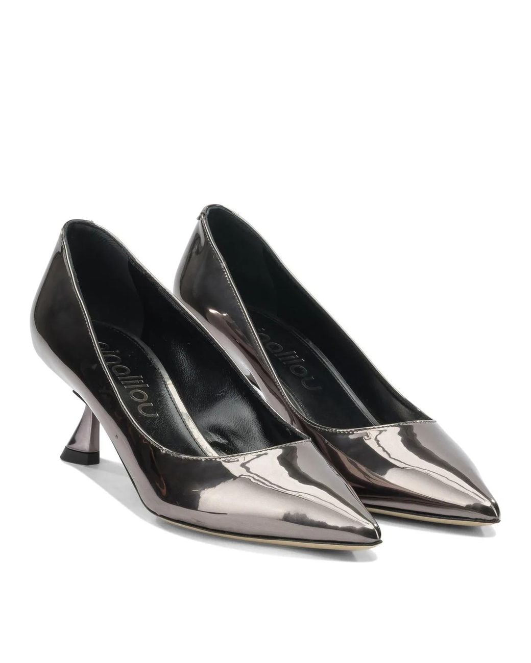 Ninalilou Gray Heeled Shoes