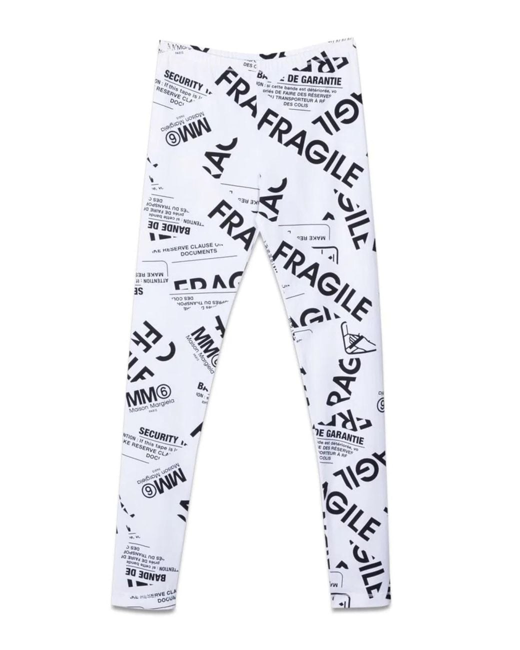 MM6 by Maison Margiela White Pantaloni