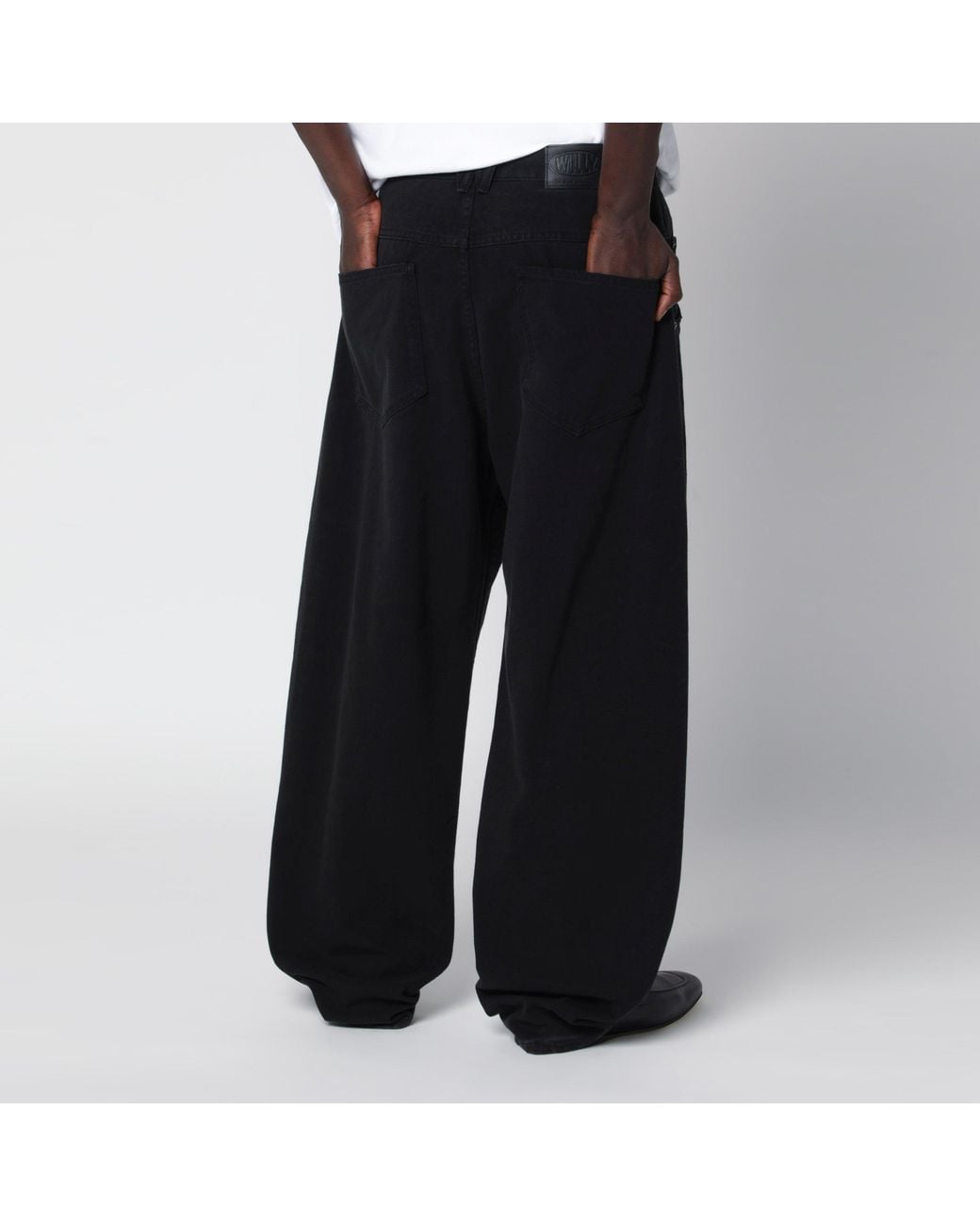 Willy Chavarria Black True Bad Boy Cotton Denim Jeans for men