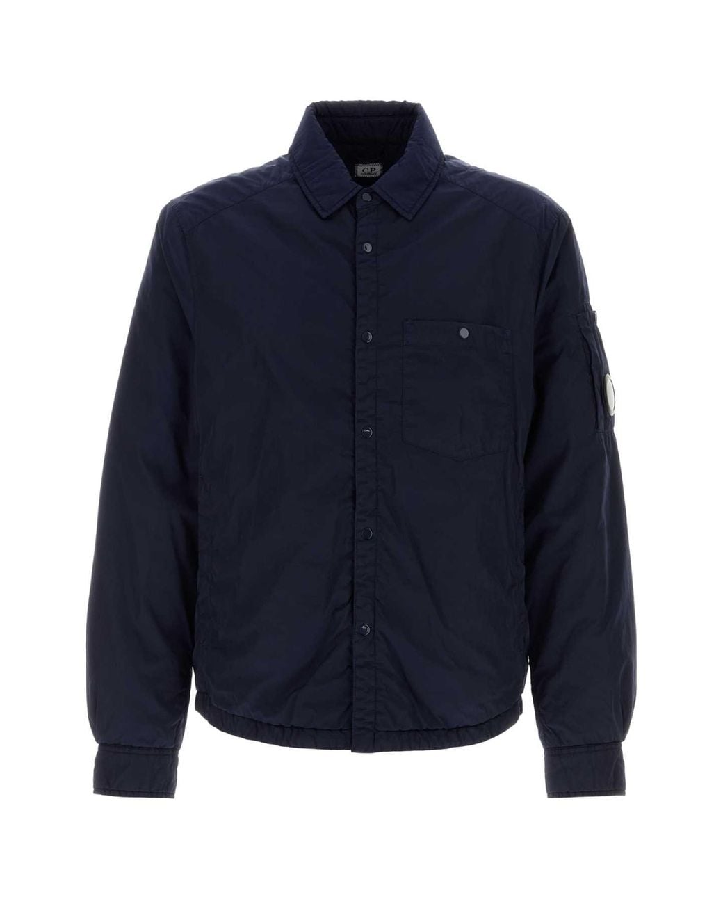 C P Company Blue Overshirt Overshirt Padded for men