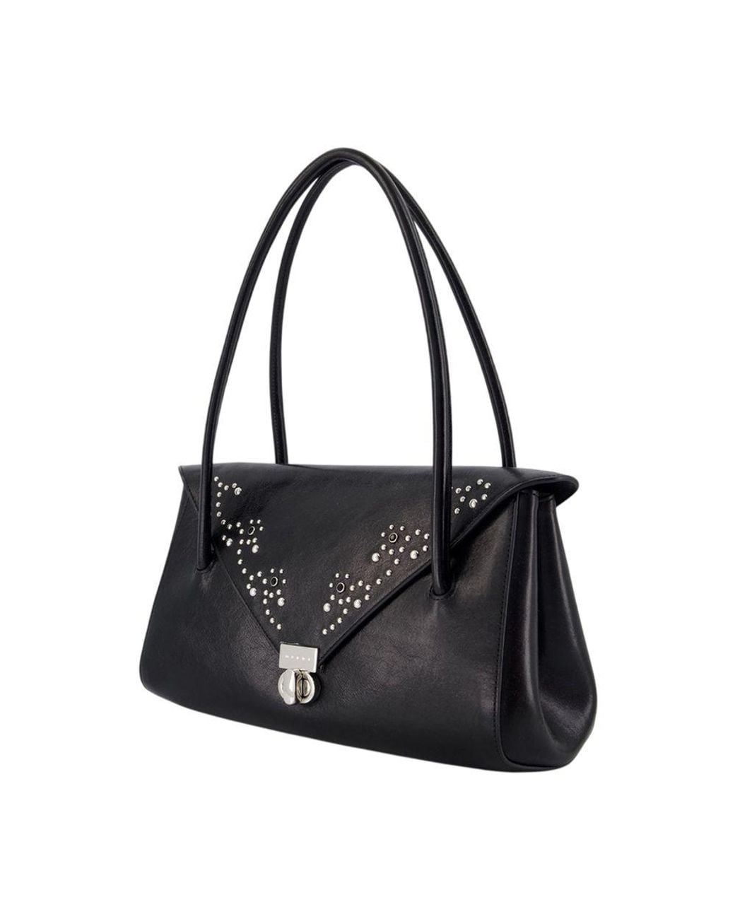 Marni Black East West Shoulder Bag