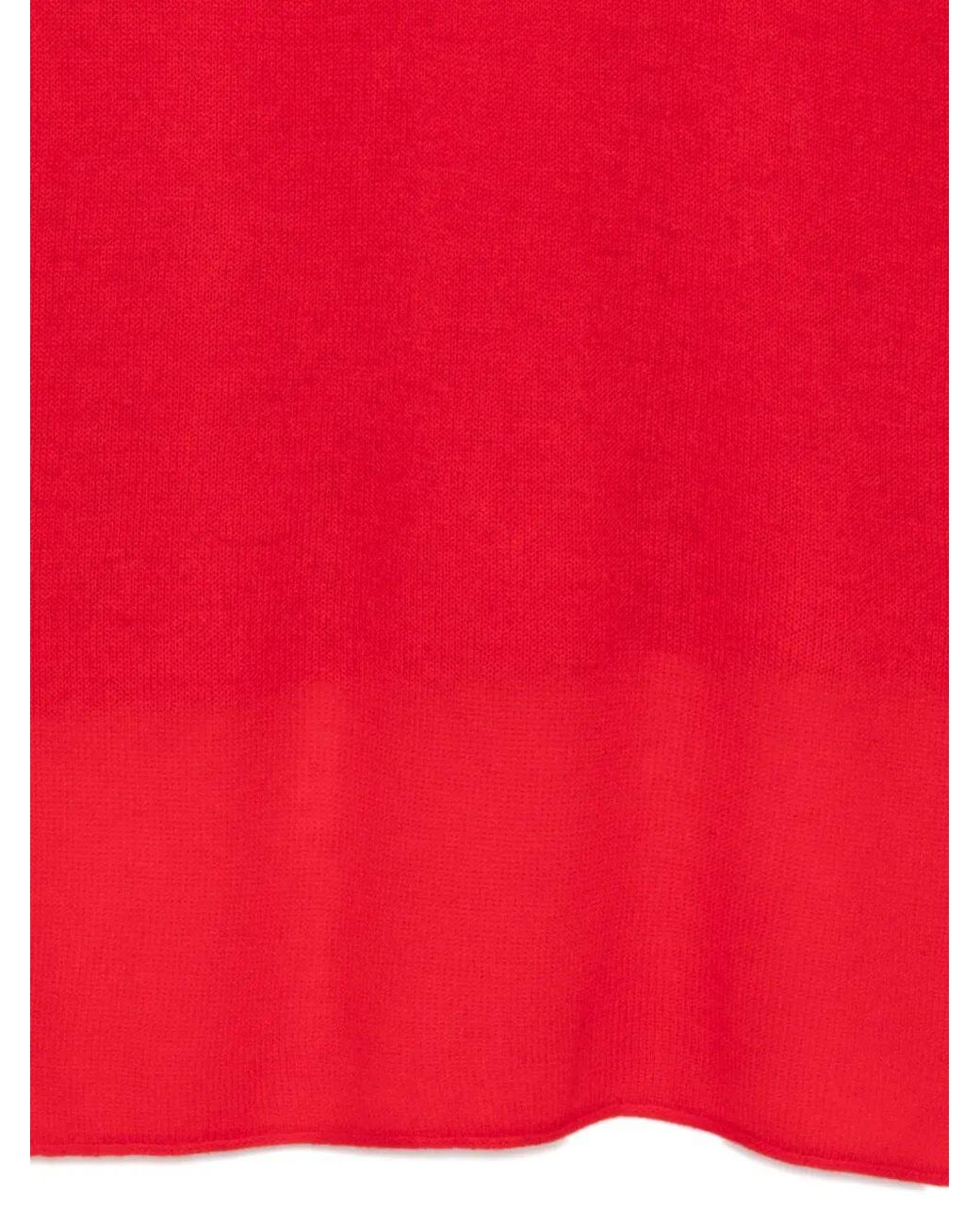 ABSOLUT CASHMERE Red "Infinity" Scarf