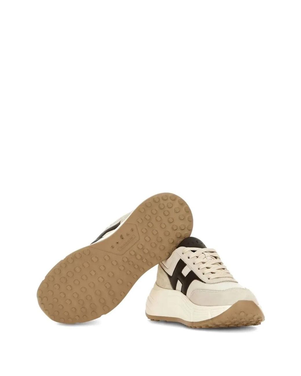 Hogan White H669 Leather Sneakers