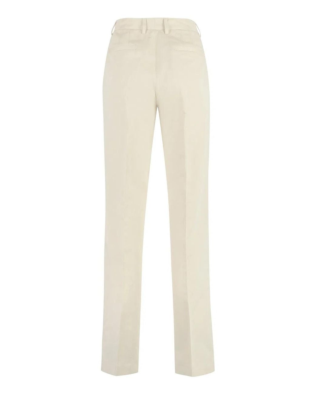 PT01 Natural Ambra Cotton-Linen Trousers