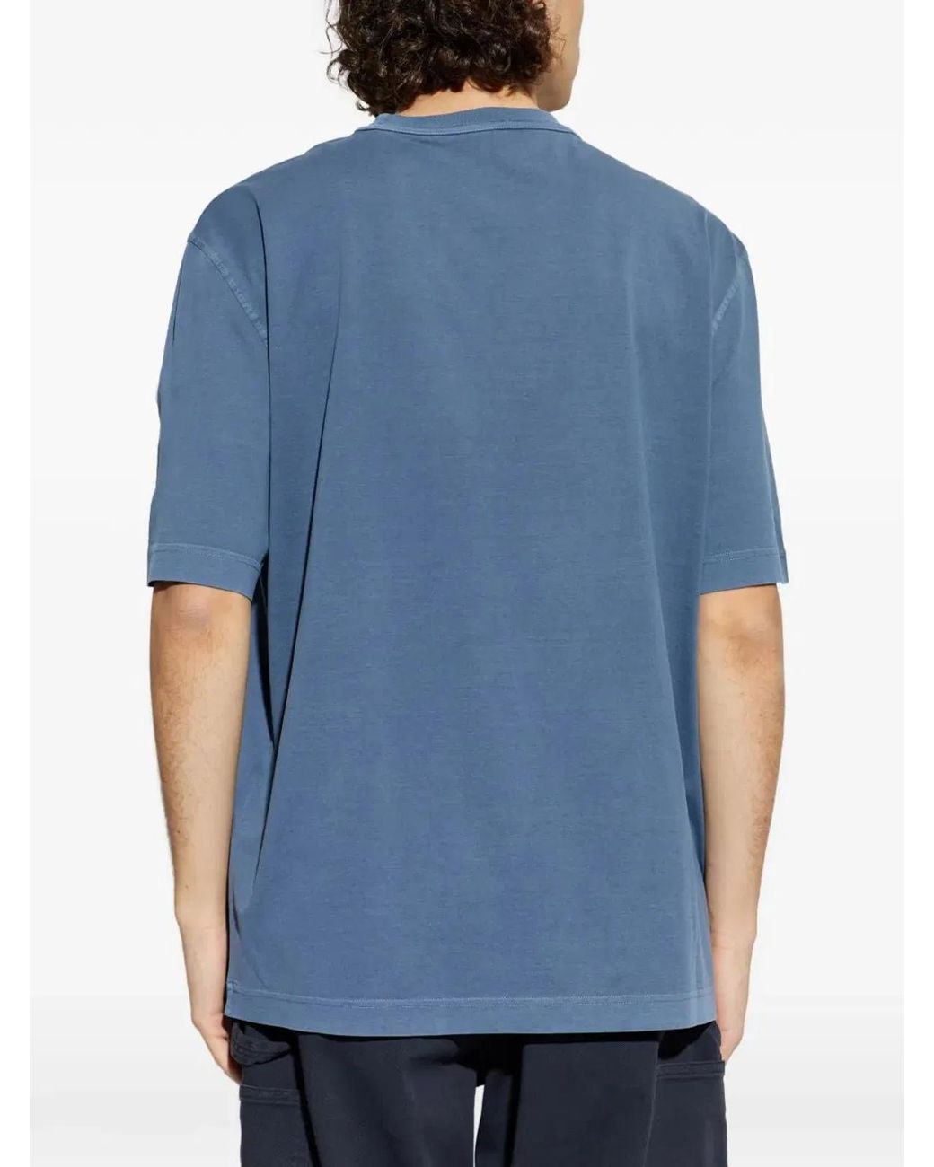 Moncler Blue Ss T-Shirt for men