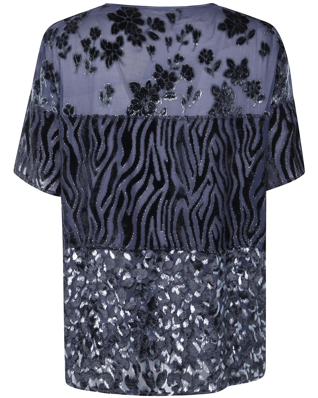 Pierre Louis Mascia Blue "Patchwork" T-Shirt