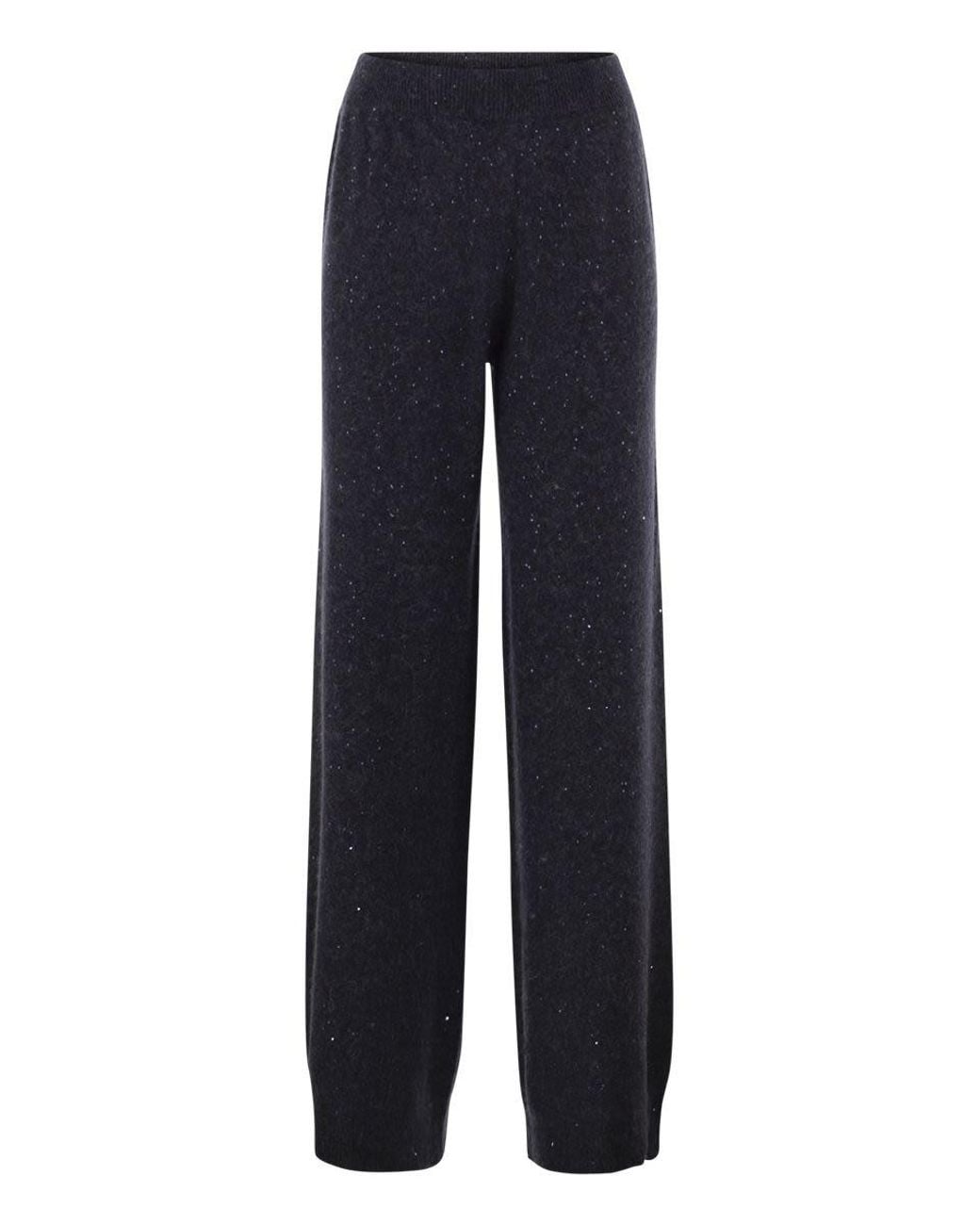 Fabiana Filippi Blue Knitted Trousers