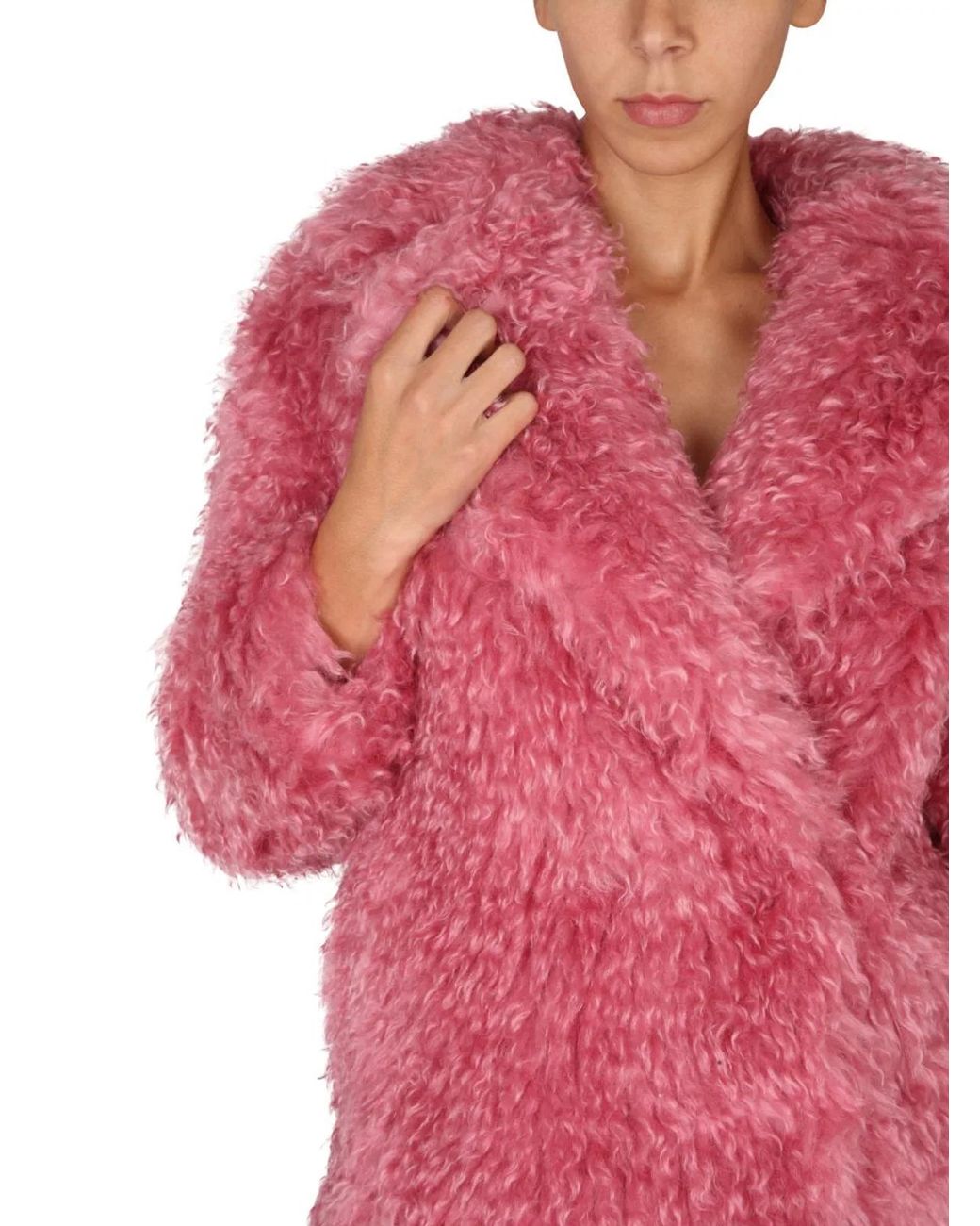 BECAGLI SINCE 1994 Pink Mohair Fur