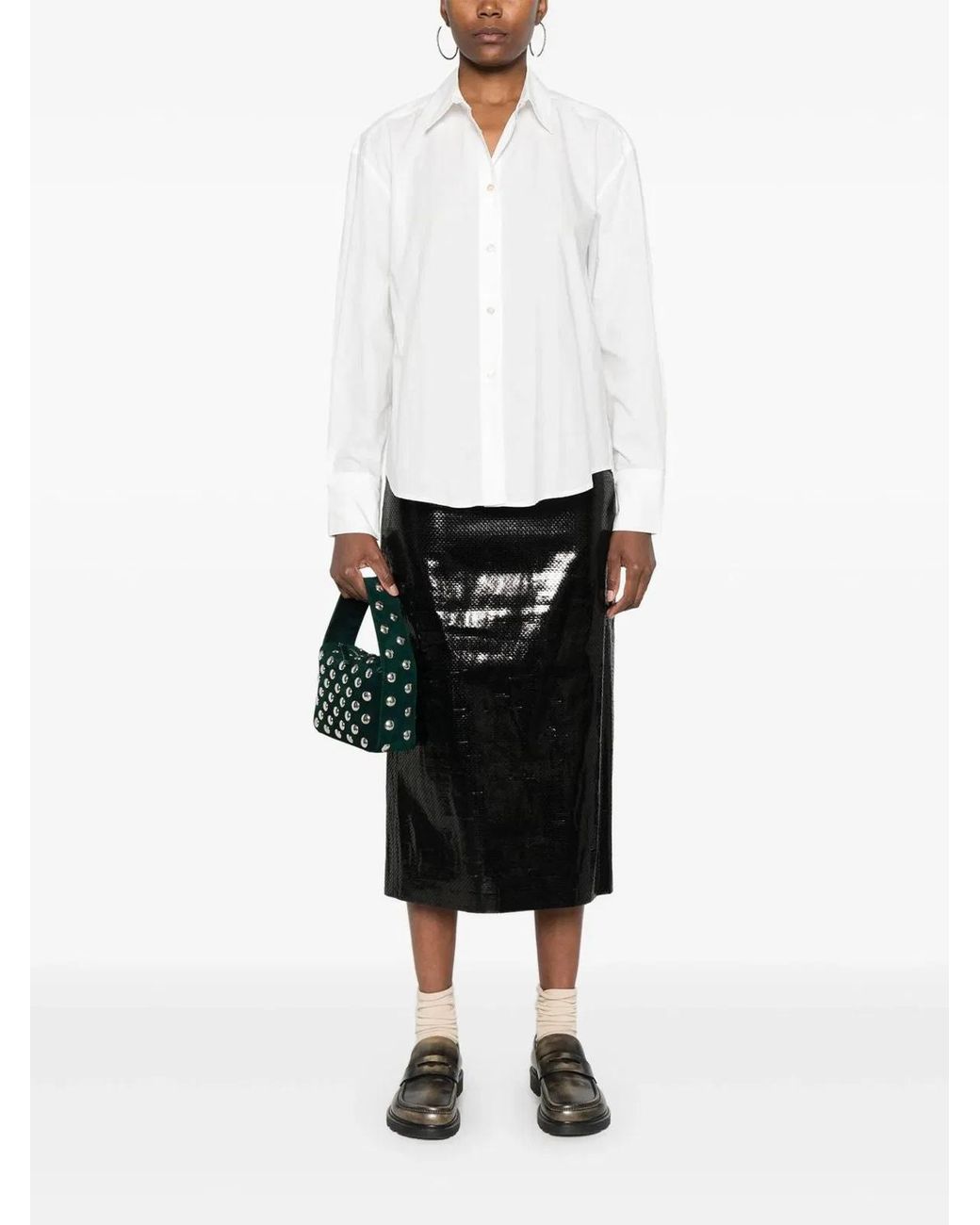 Forte_forte White Essential Bci Cotton Poplin Shirt