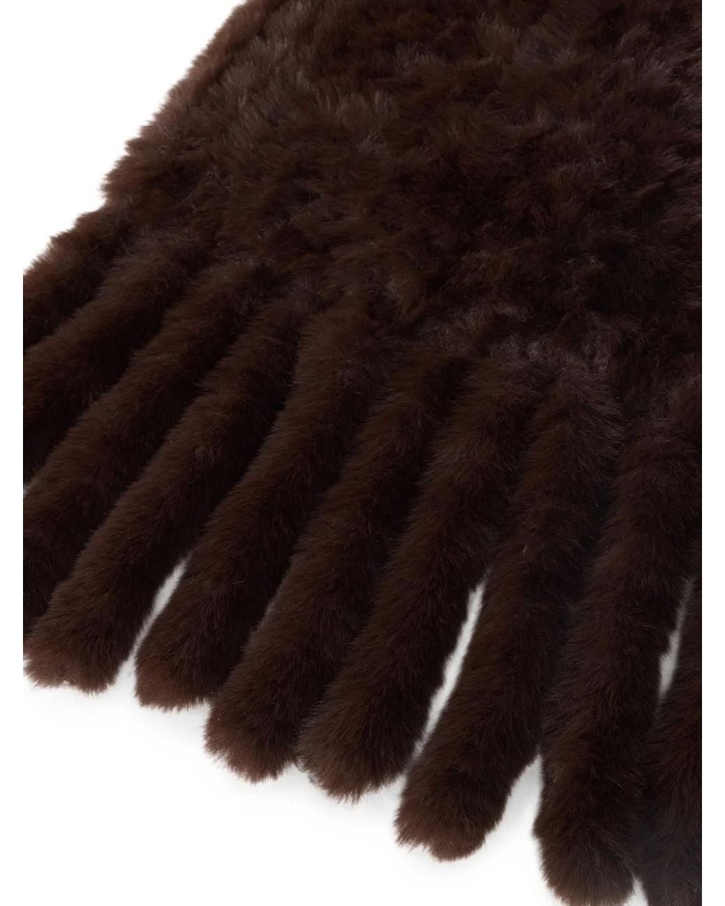 Pinko Brown Polyester Fashion Scarf