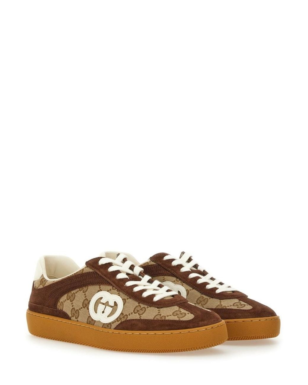 Gucci Brown Gg Crossover Sneaker for men