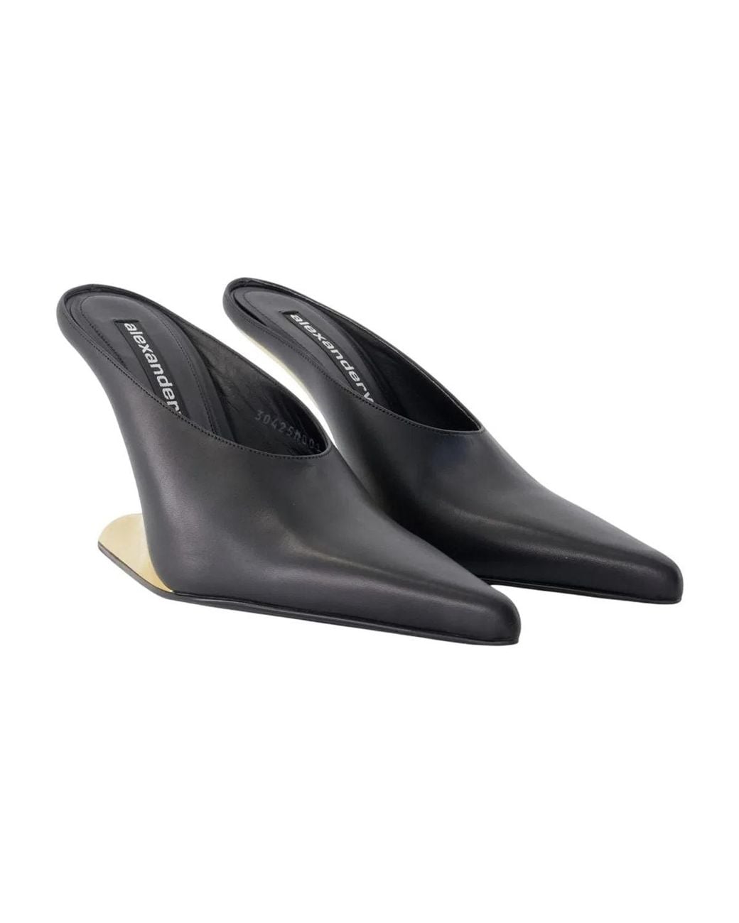 Alexander Wang Blue Boomerang 105Mm Wedge Slides