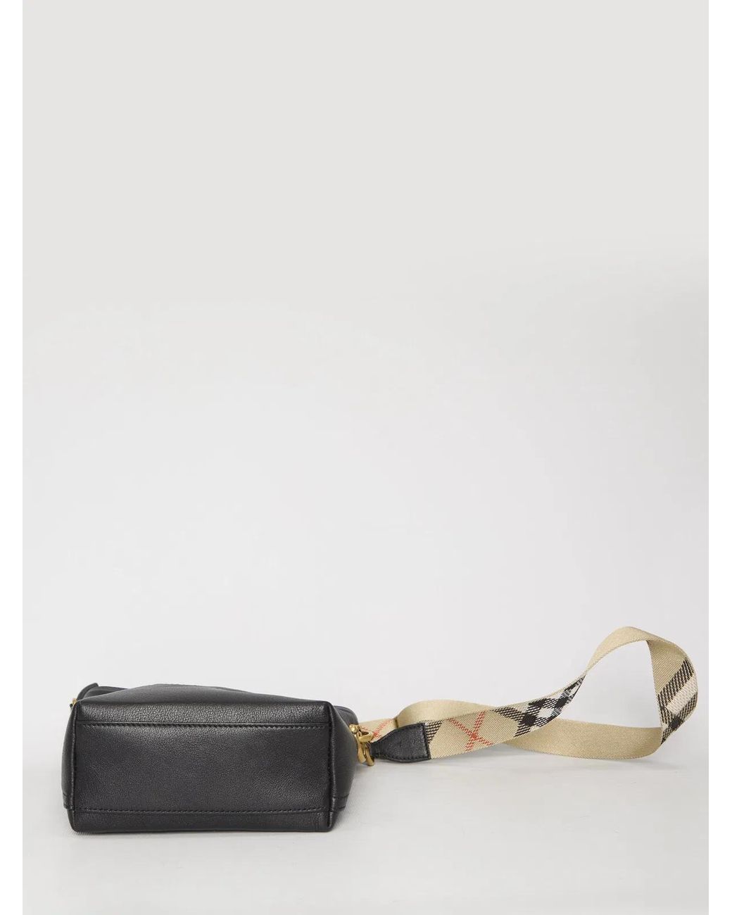 Burberry Black Mini B Clip Bucket Bag