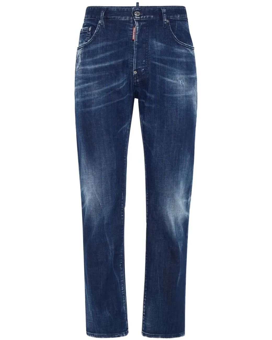 DSquared² Blue Pants 5 Pockets for men