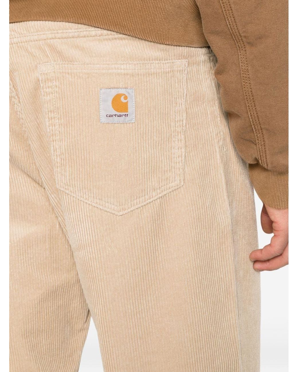 Carhartt White Cotton Trousers for men