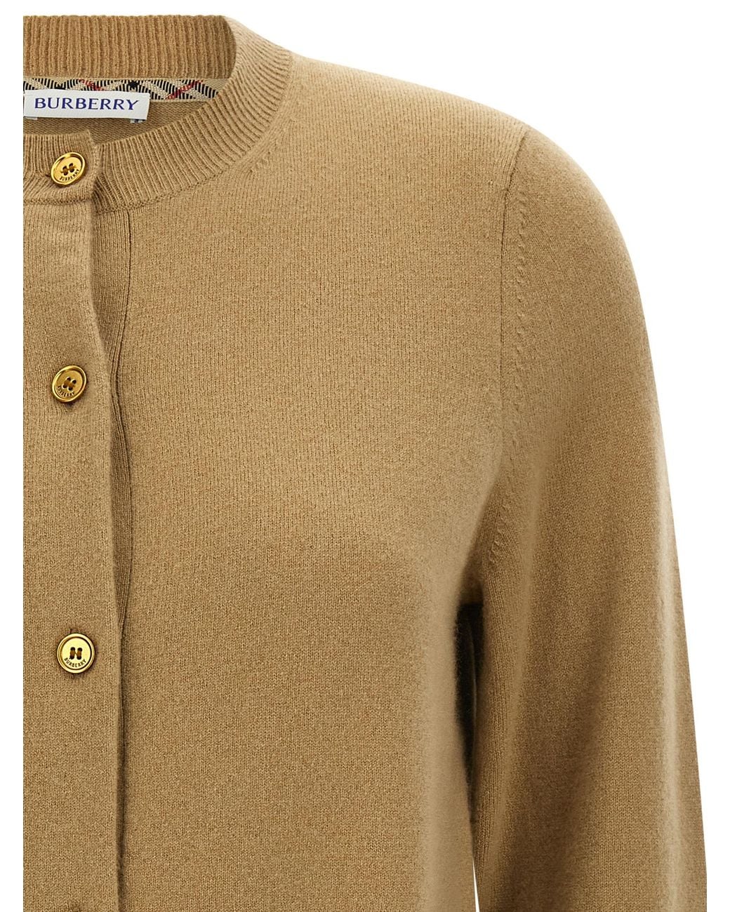 Burberry Natural 'Clara' Cardigan