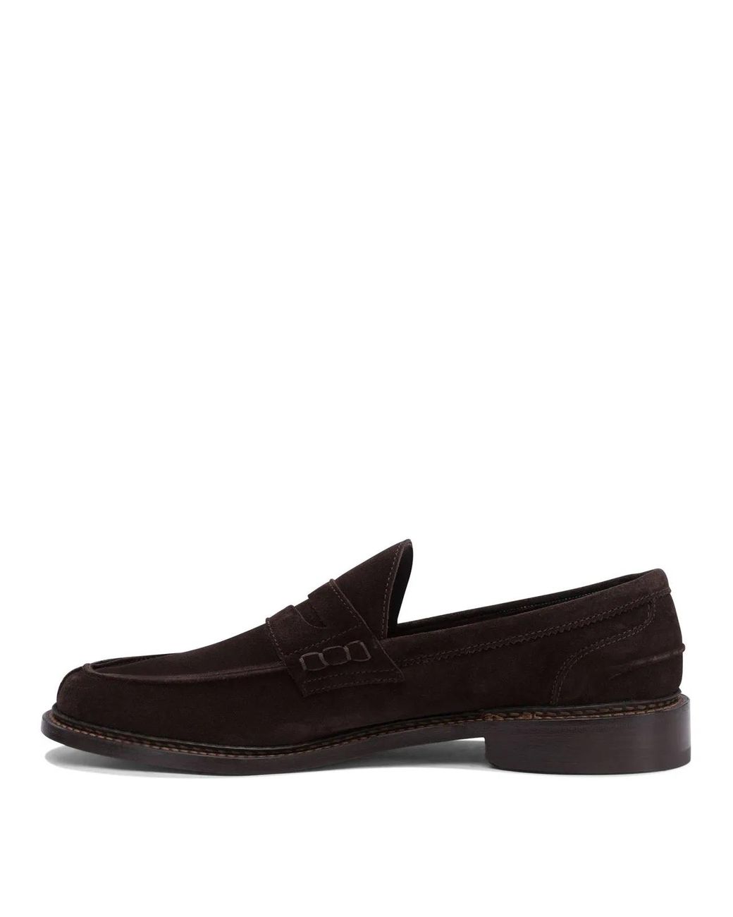 Tricker's Black Leather Loafers for men