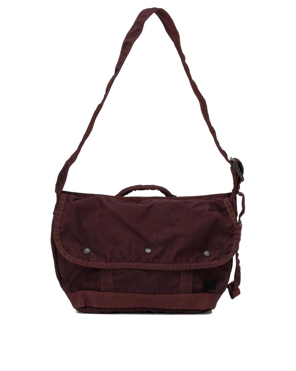 Porter-Yoshida and Co Purple "Crag Messenger" Large Shoulder Bag for men