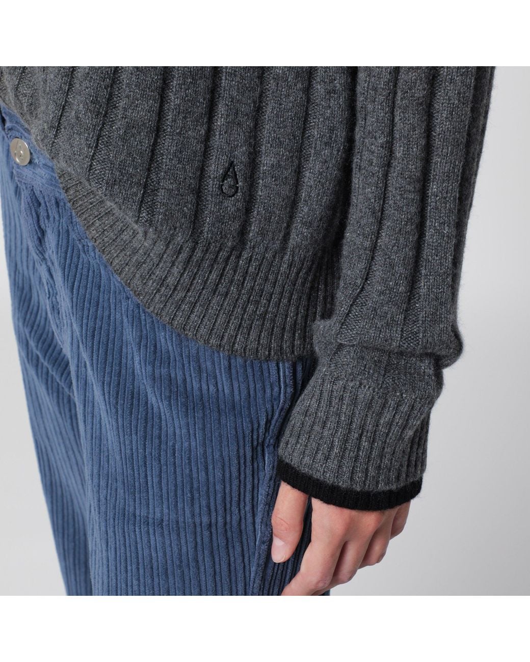 Alexandra Golovanoff Blue Michel Bi 21 Cashmere Turtleneck