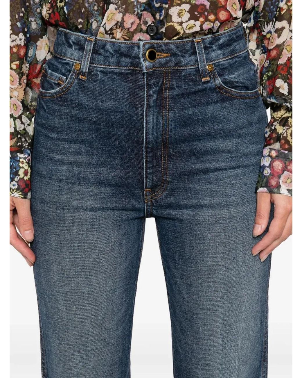 Khaite Blue "Danielle" Jeans