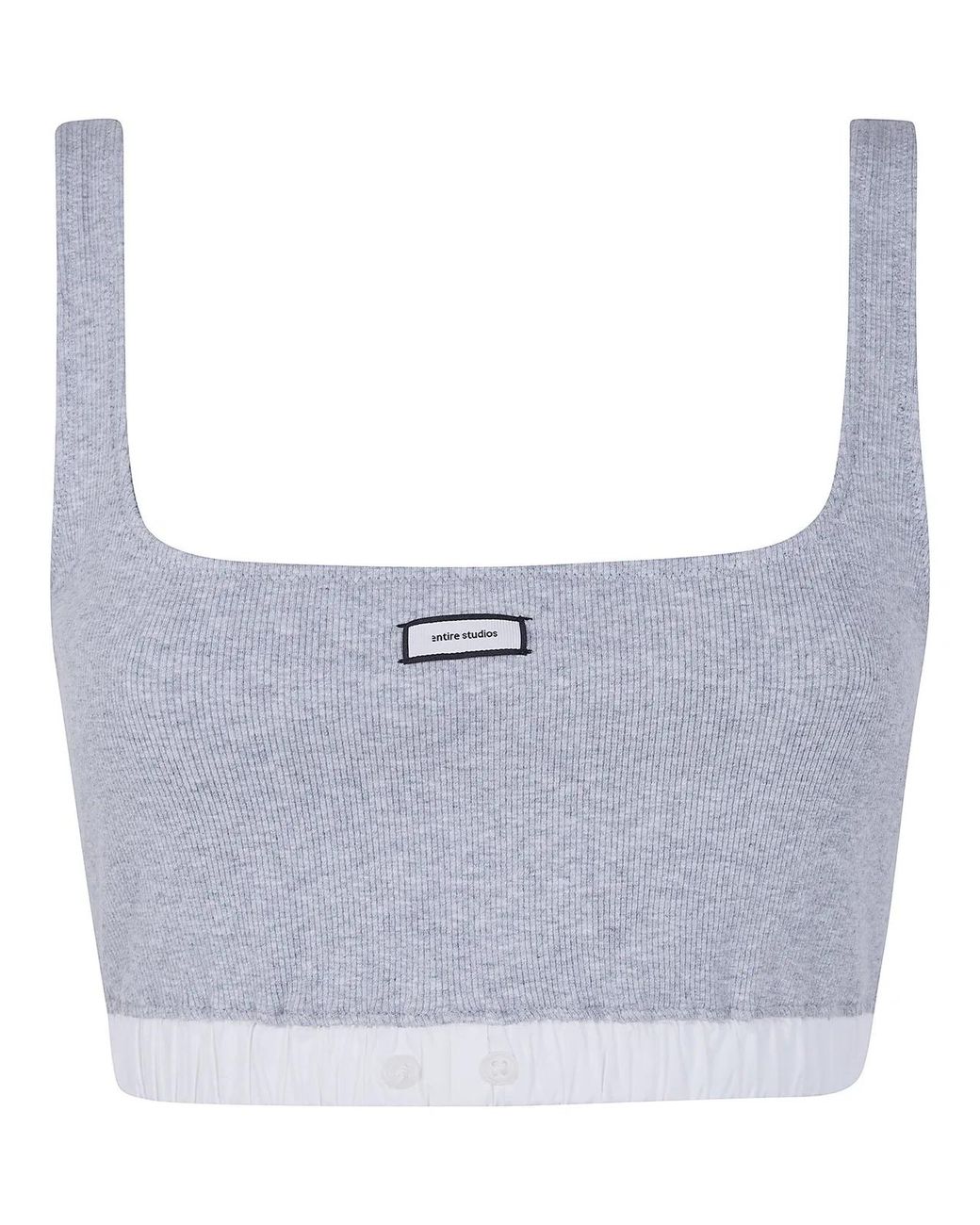 Entire studios White "Lounge" Bra