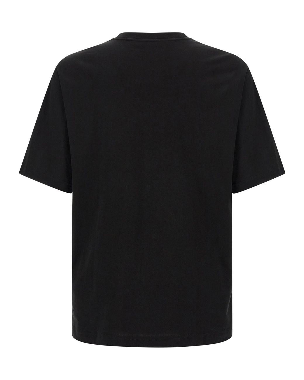 Dolce & Gabbana Black Dolce & Gabbana Logo Patch T-Shirt for men
