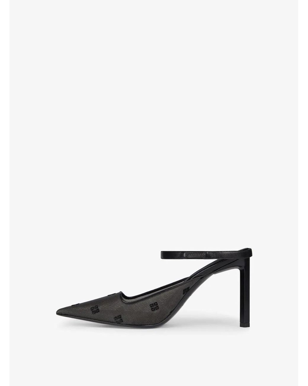 Givenchy White Show Pointy-Toe Mules