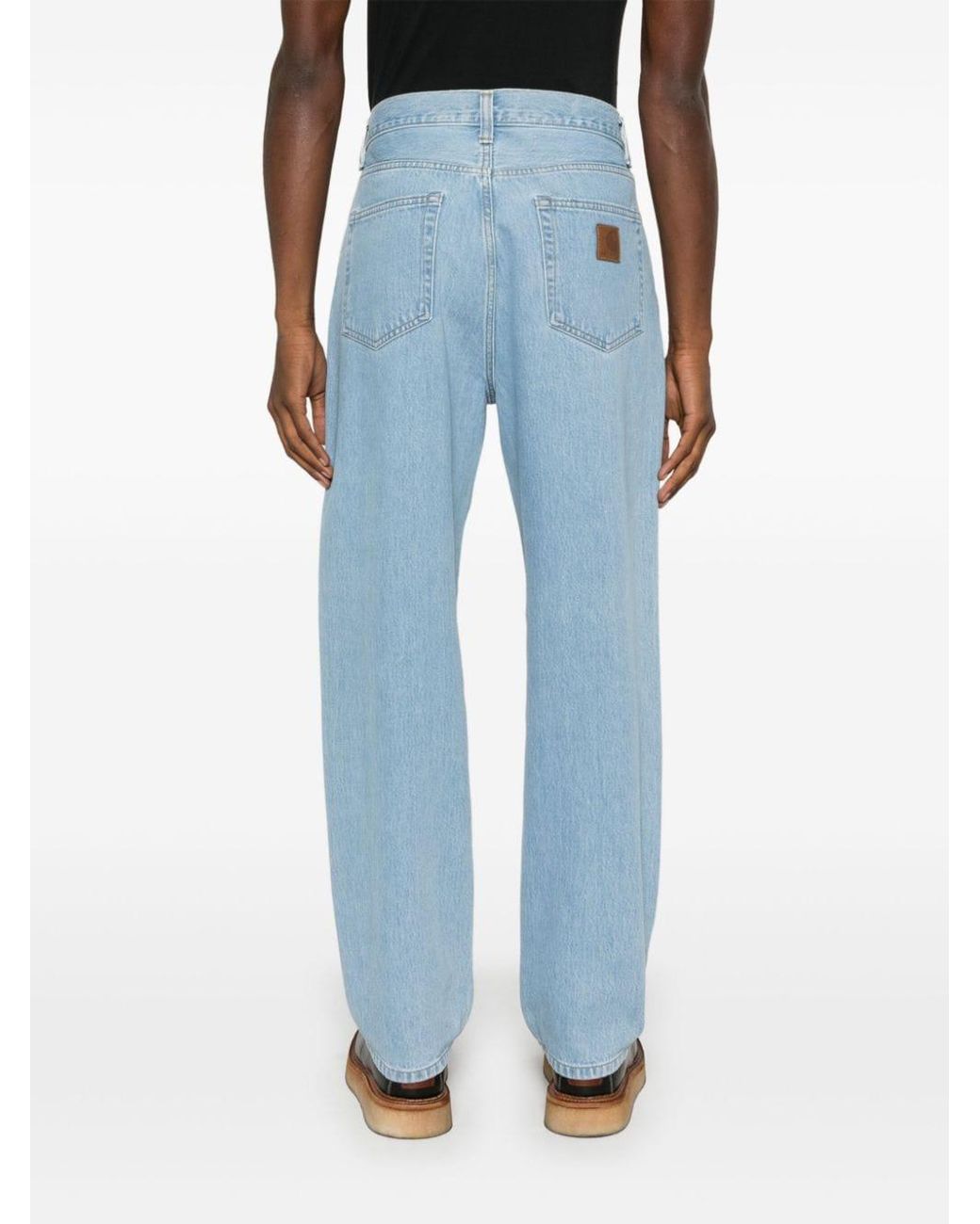 Carhartt Blue Aaron Denim Jeans for men