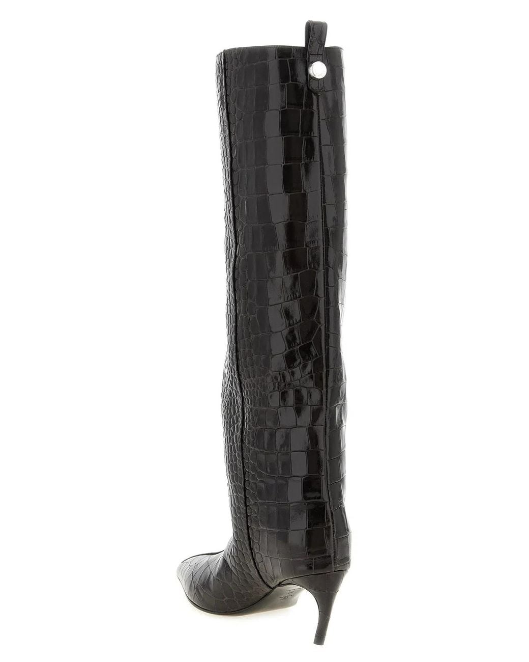 The Attico Black 'Lea' Boots