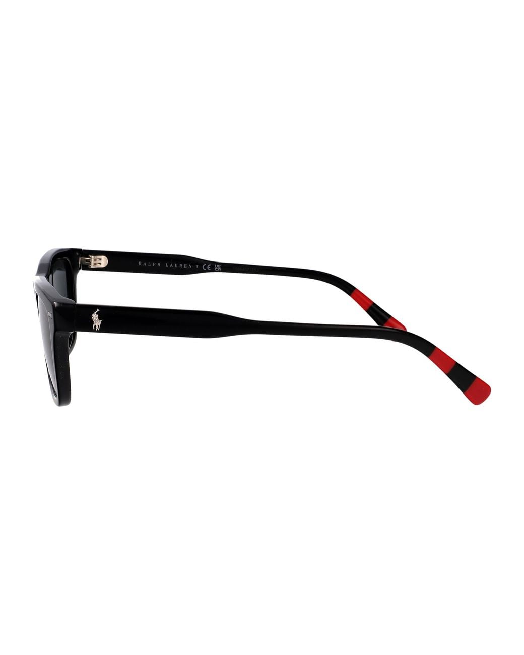 Polo Ralph Lauren Black Acetate Sunglasses for men