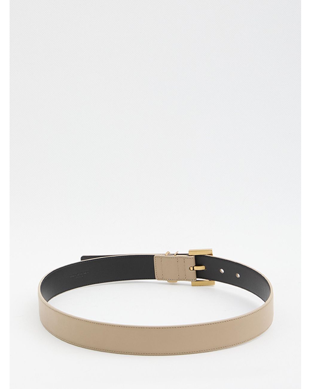 Saint Laurent Multicolor Cassandre Belt With Square Buckle