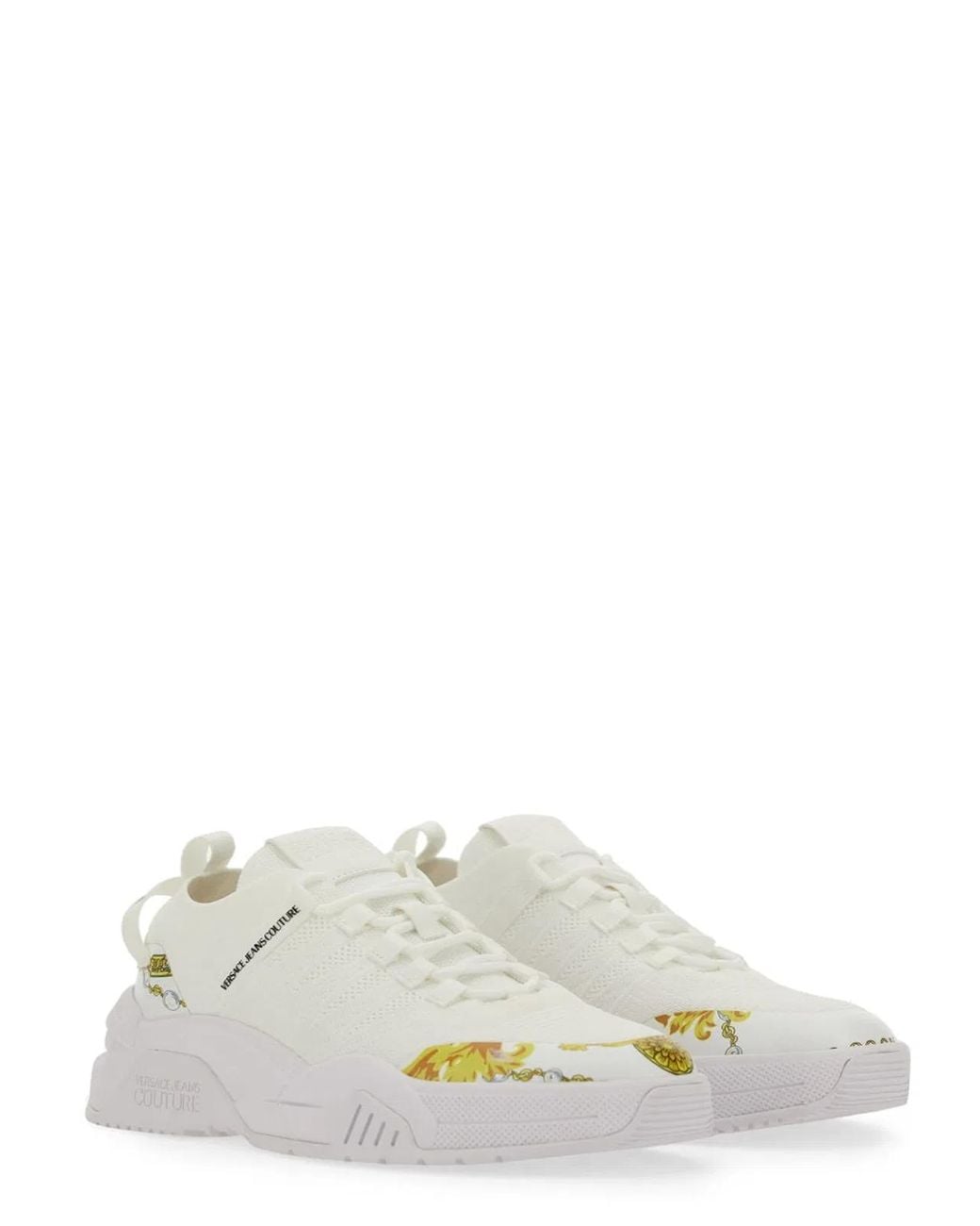 Versace Jeans Couture White Sneaker With Logo