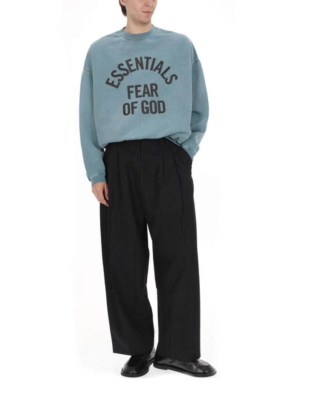 Fear Of God Blue Felpa Campus 90S for men