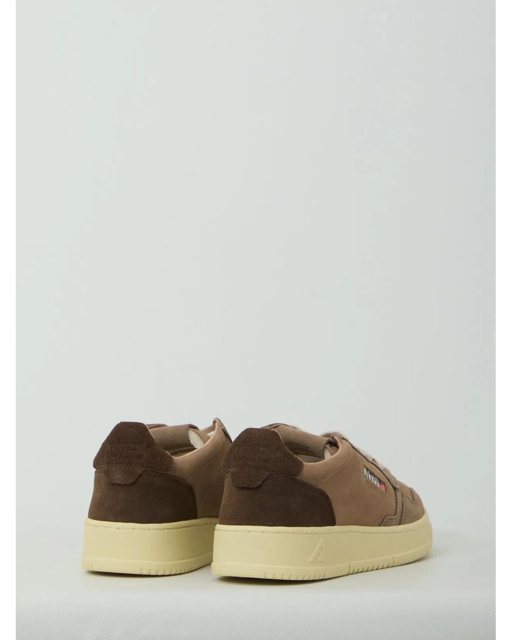 Autry Brown Medalist Low Sneakers for men