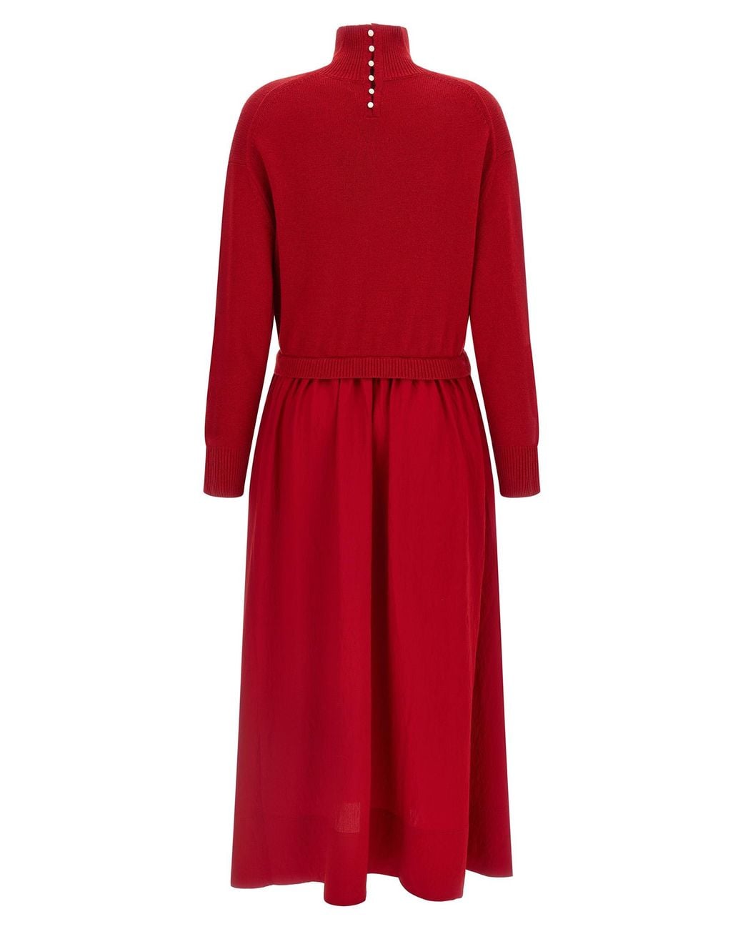Polo Ralph Lauren Red High Neck Dress