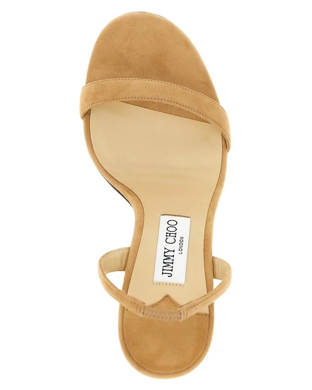 Jimmy Choo Metallic 'Jenn' Sandals