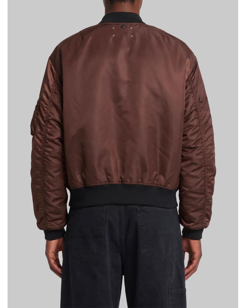 Maison Margiela Brown Reversible Bomber for men