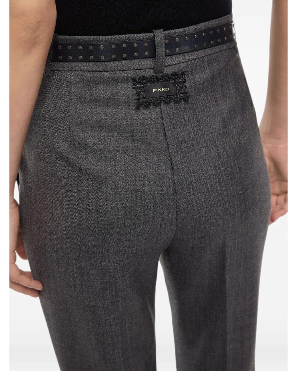 Pinko Gray Trousers