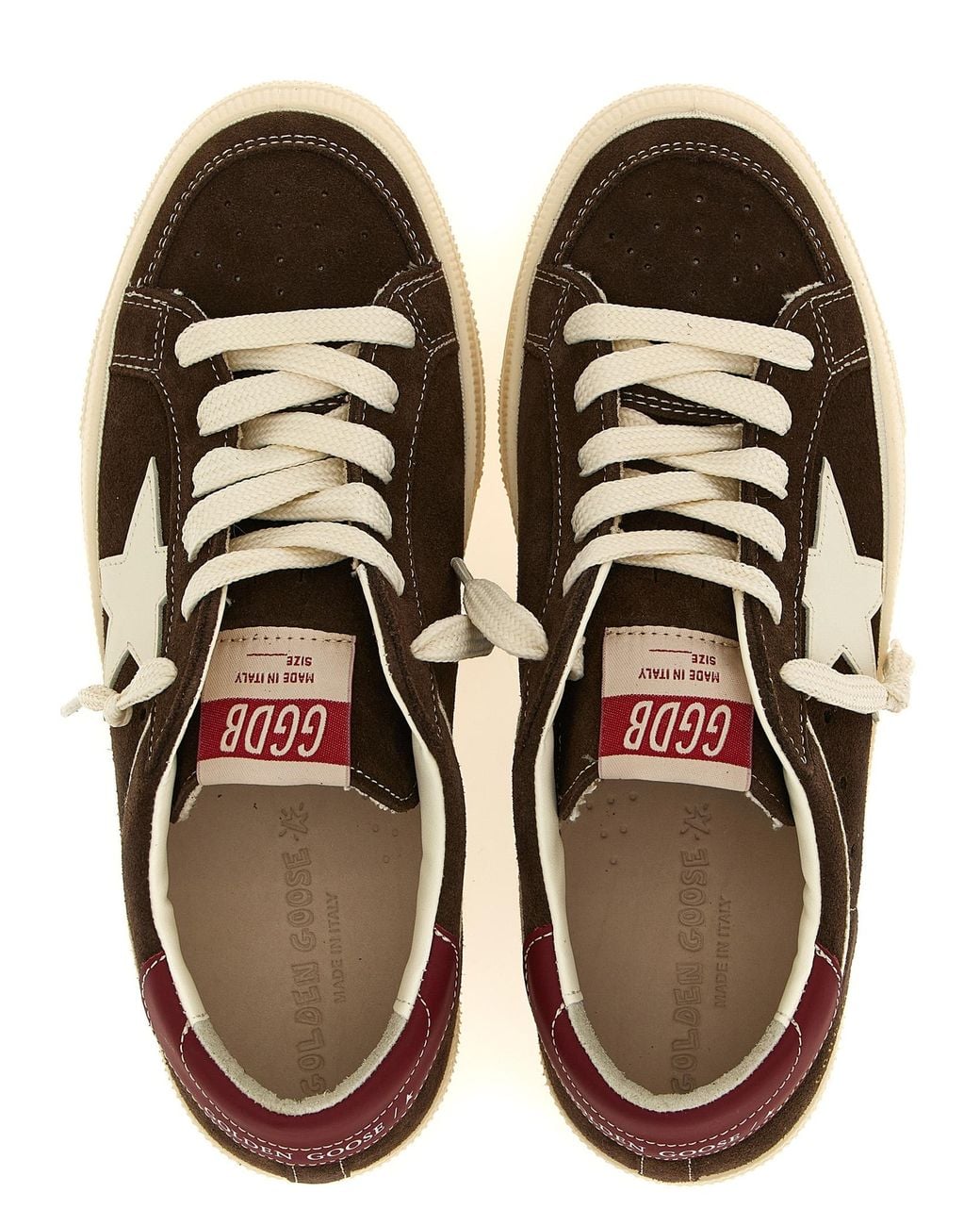 Golden Goose Deluxe Brand Brown 'May' Sneakers
