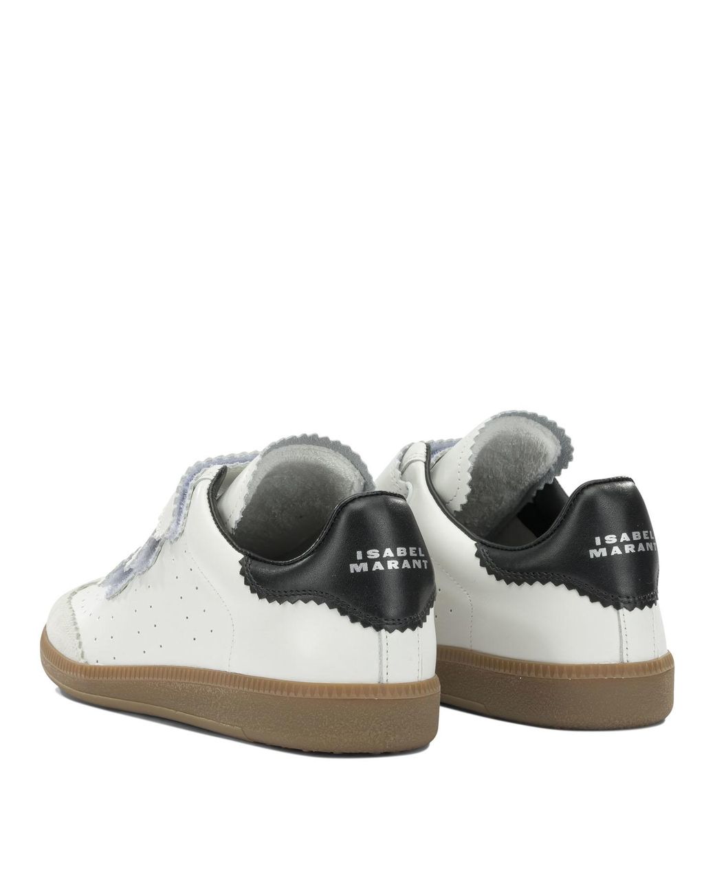 Isabel Marant White "Beth" Low-Top Sneakers