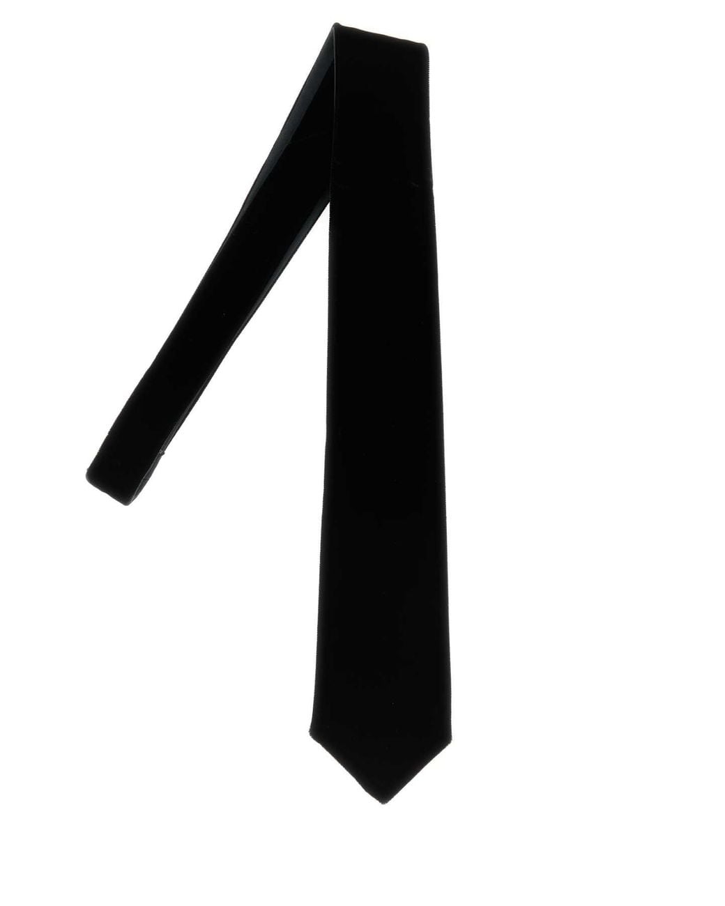 Giorgio Armani Black Elegant Silk Tie For for men