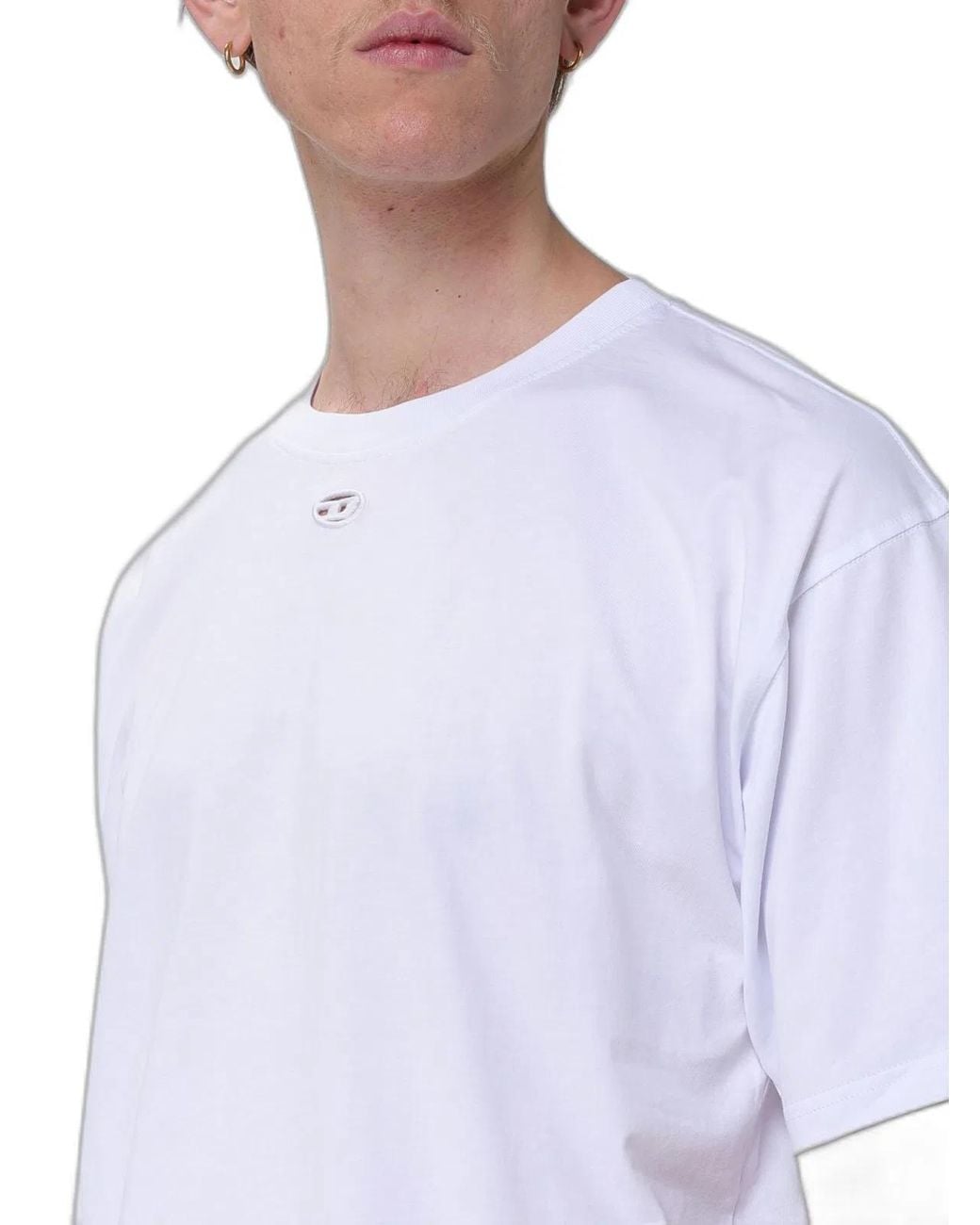 DIESEL White Mini Perfect Fit T-Shirt for men
