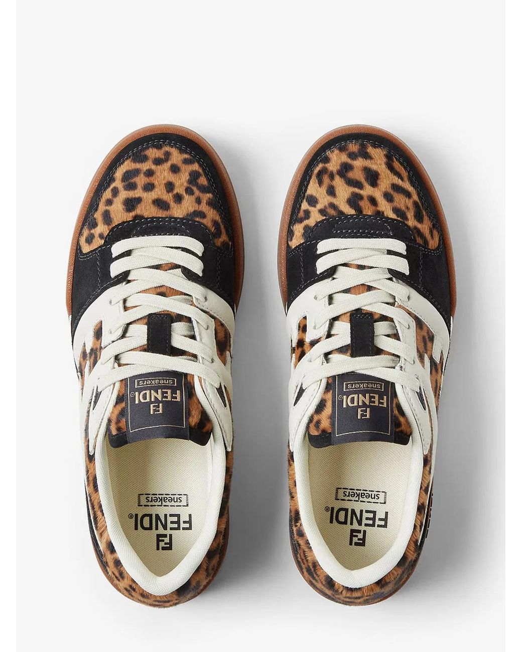Fendi Metallic Sneakers
