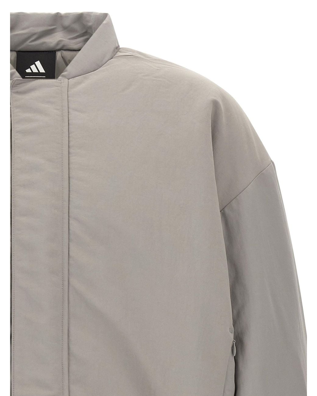 Adidas Originals Gray Statement X Entire Studios Adidas'Z.N.E. Bomber Jacket for men