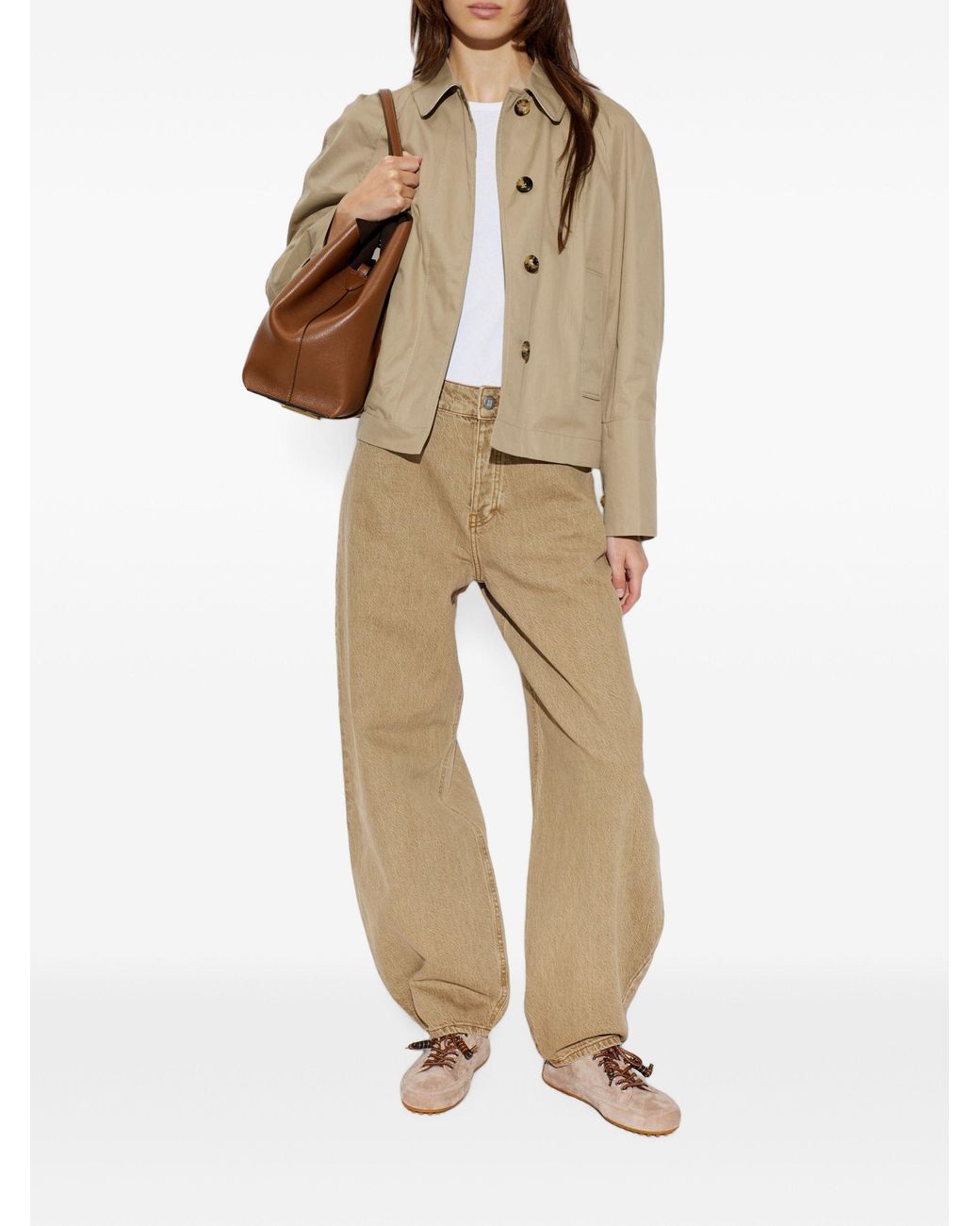Tod's Brown Sportiva 59L Allacciata Nappine