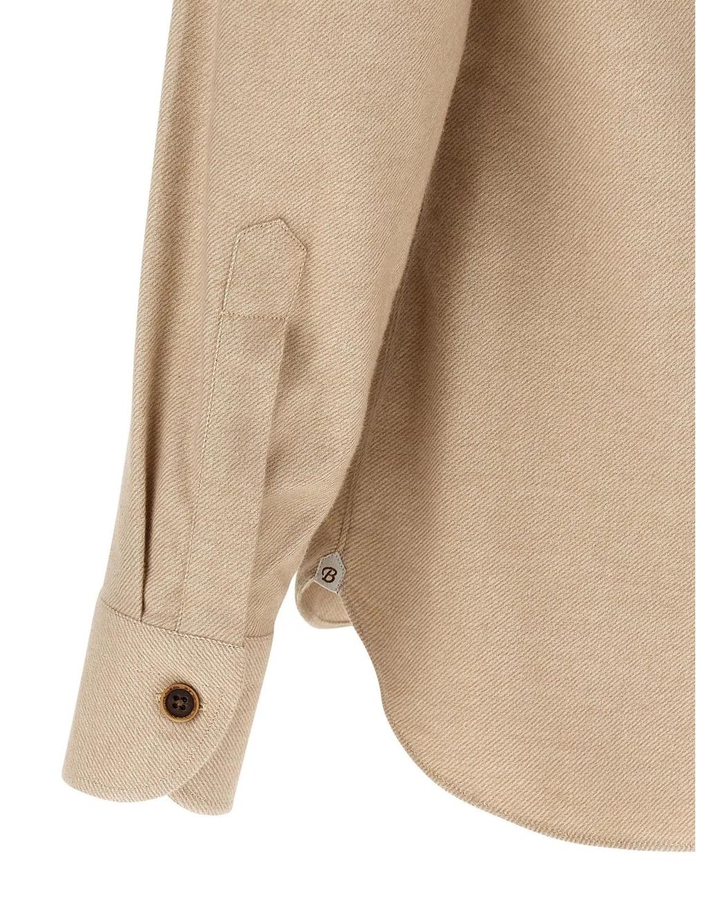 Borriello Natural Flannel Shirt for men