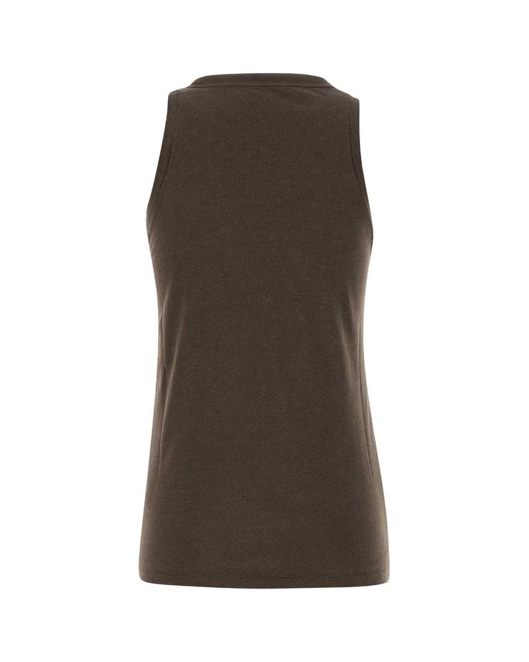 The Row Green Elana Cotton-Blend Mini Tank Top
